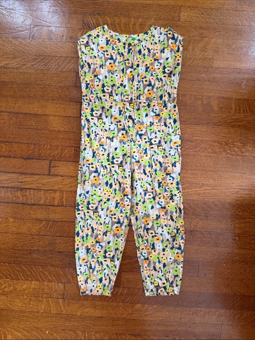 Zara Kids Floral Print Jumpsuit, size 8-9